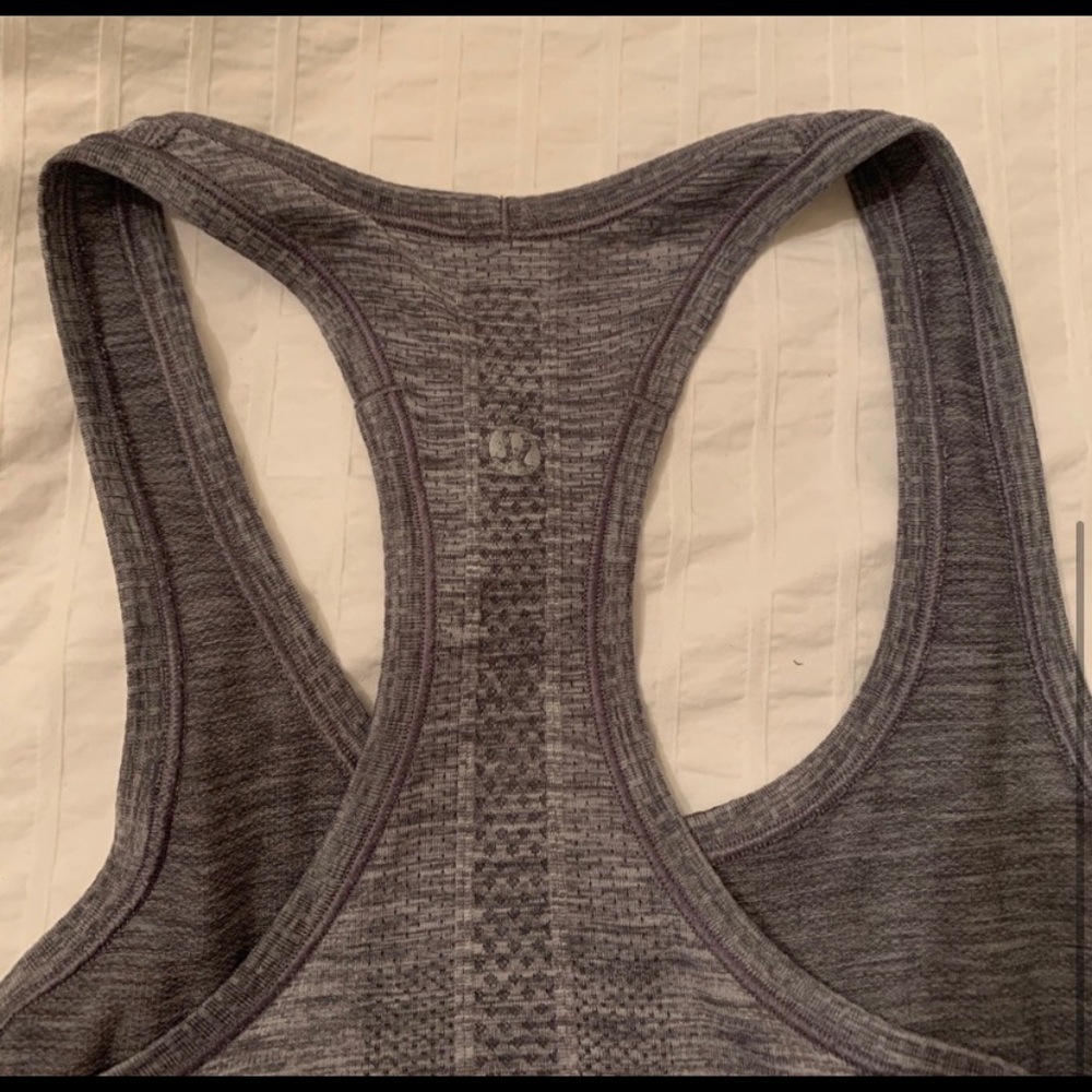 Grey Swiftly Tech Racerback Tank Lululemon - Picture 4 of 4